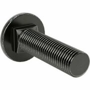 BSC PREFERRED Steel Square-Neck Carriage Bolts Medium-Strength Black M16 x 2 mm Thread 60 mm Long 98930A321
